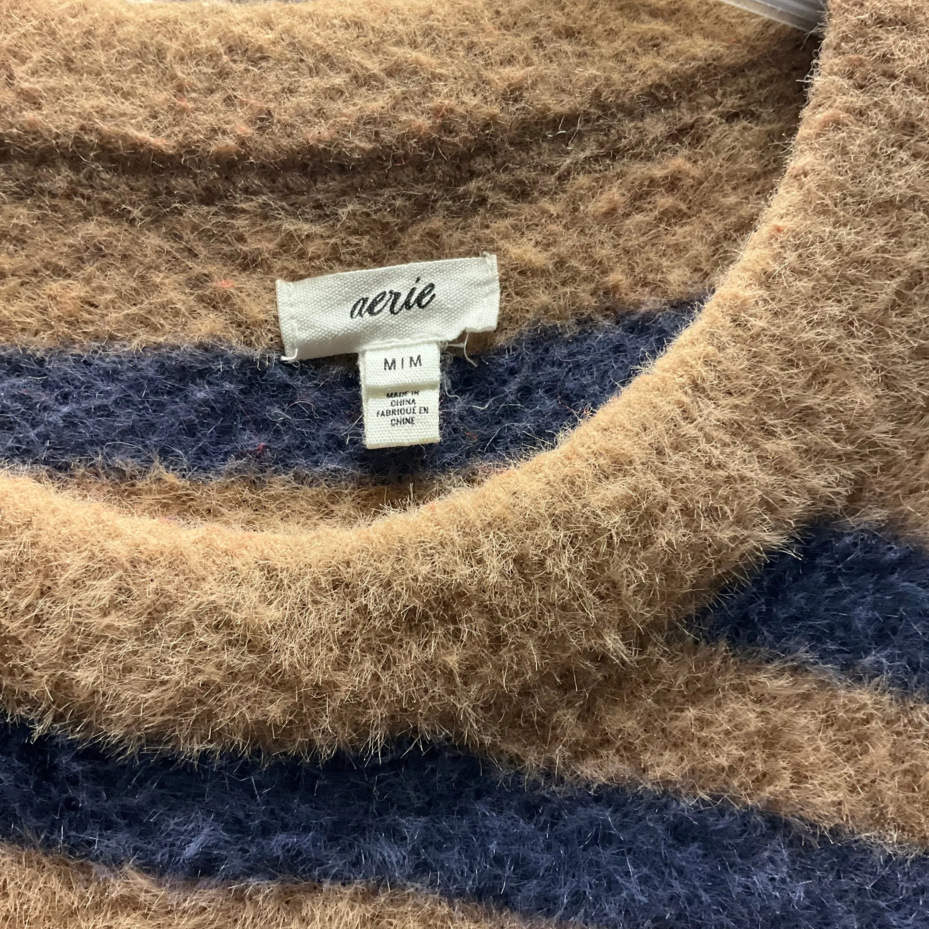 Sweater By Aerie In Striped Pattern, Size: M