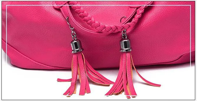 Tassel PU Leather Tote