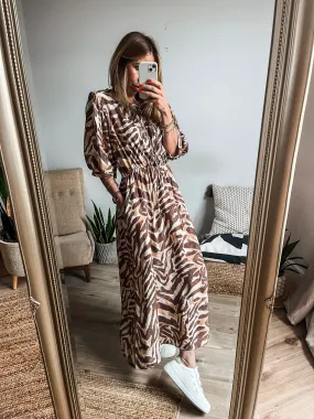 Tie-Front Maxi Dress