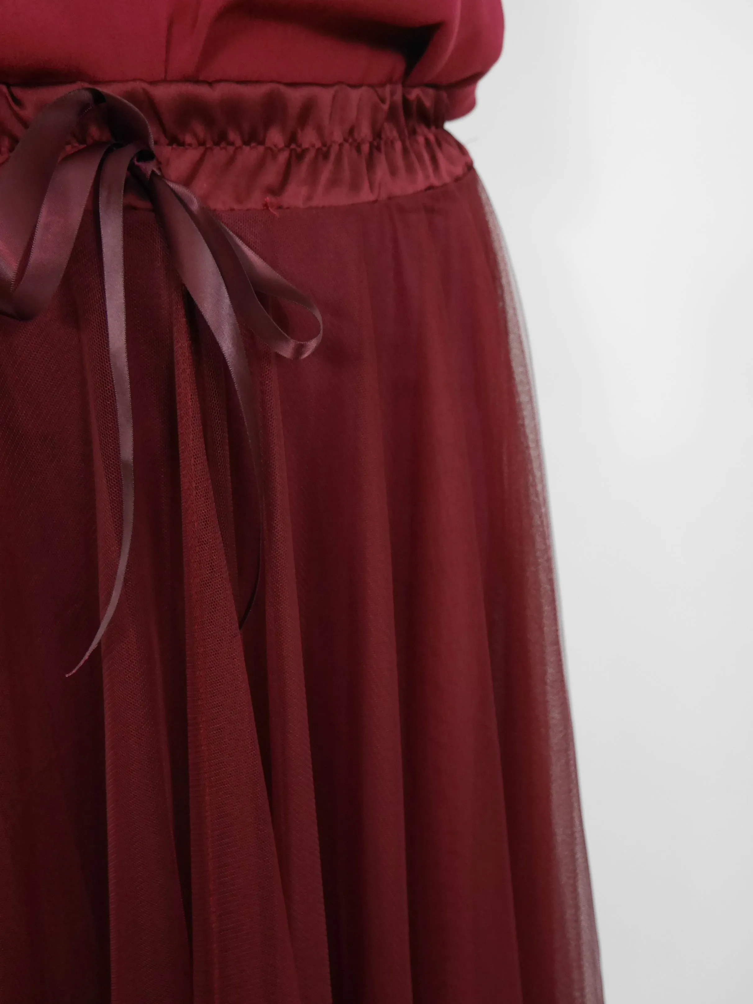 Tulle Skirt Plum