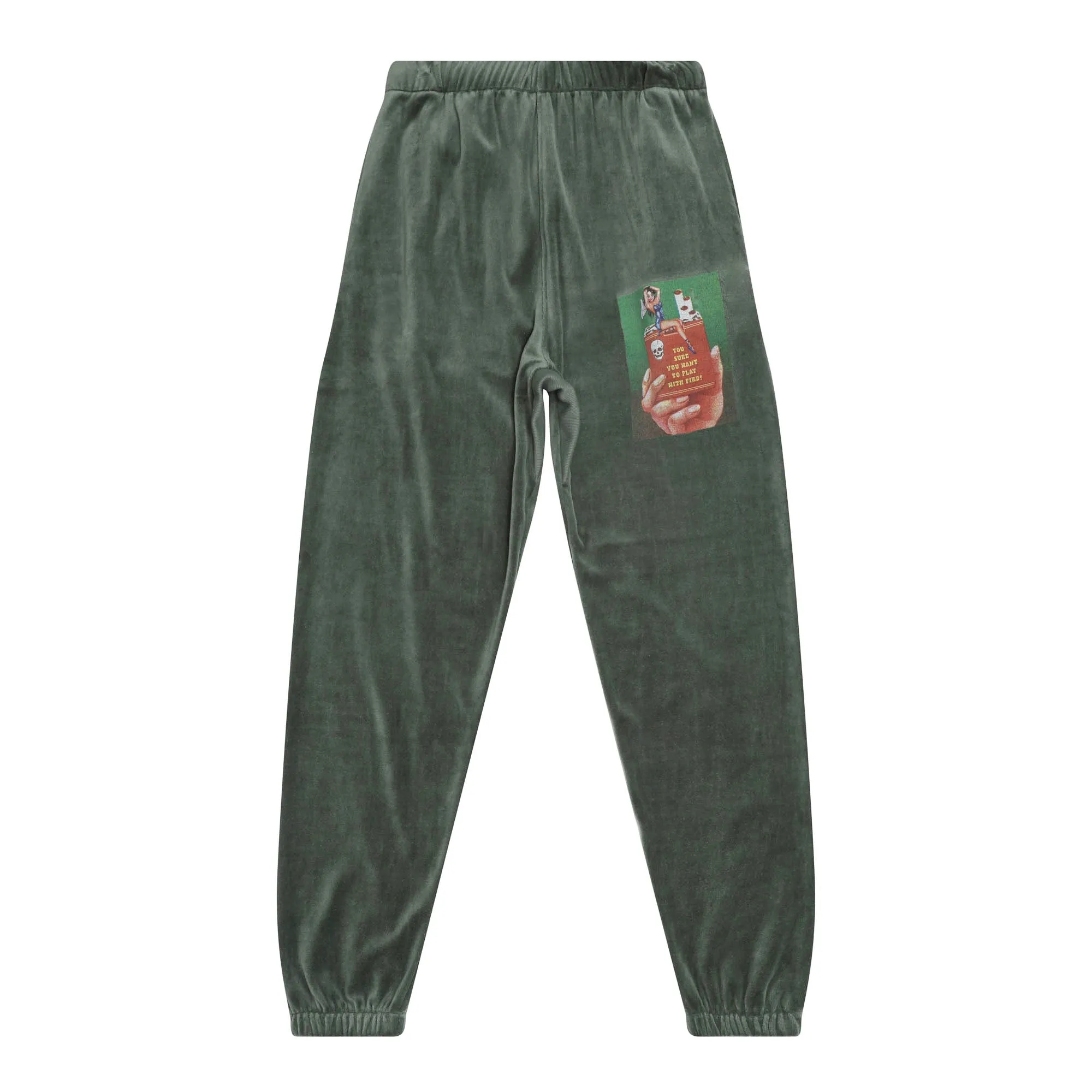 Twin Flame Velour Sweatpants