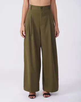 TWO PLEATED PANTS