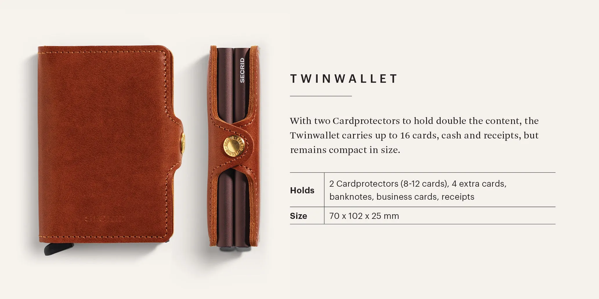 Vegetable Tan Twinwallet