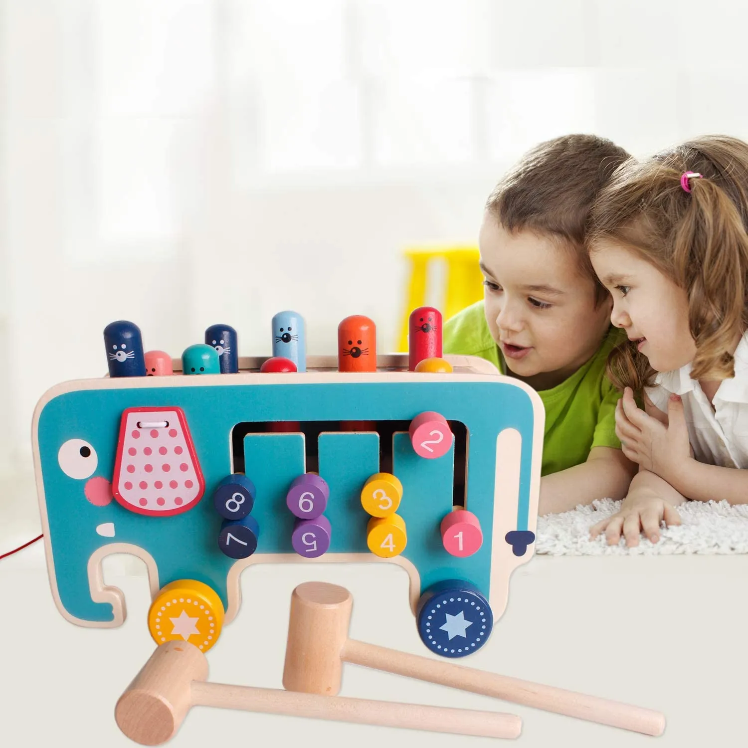 Wooden Hammering and Pounding Toys