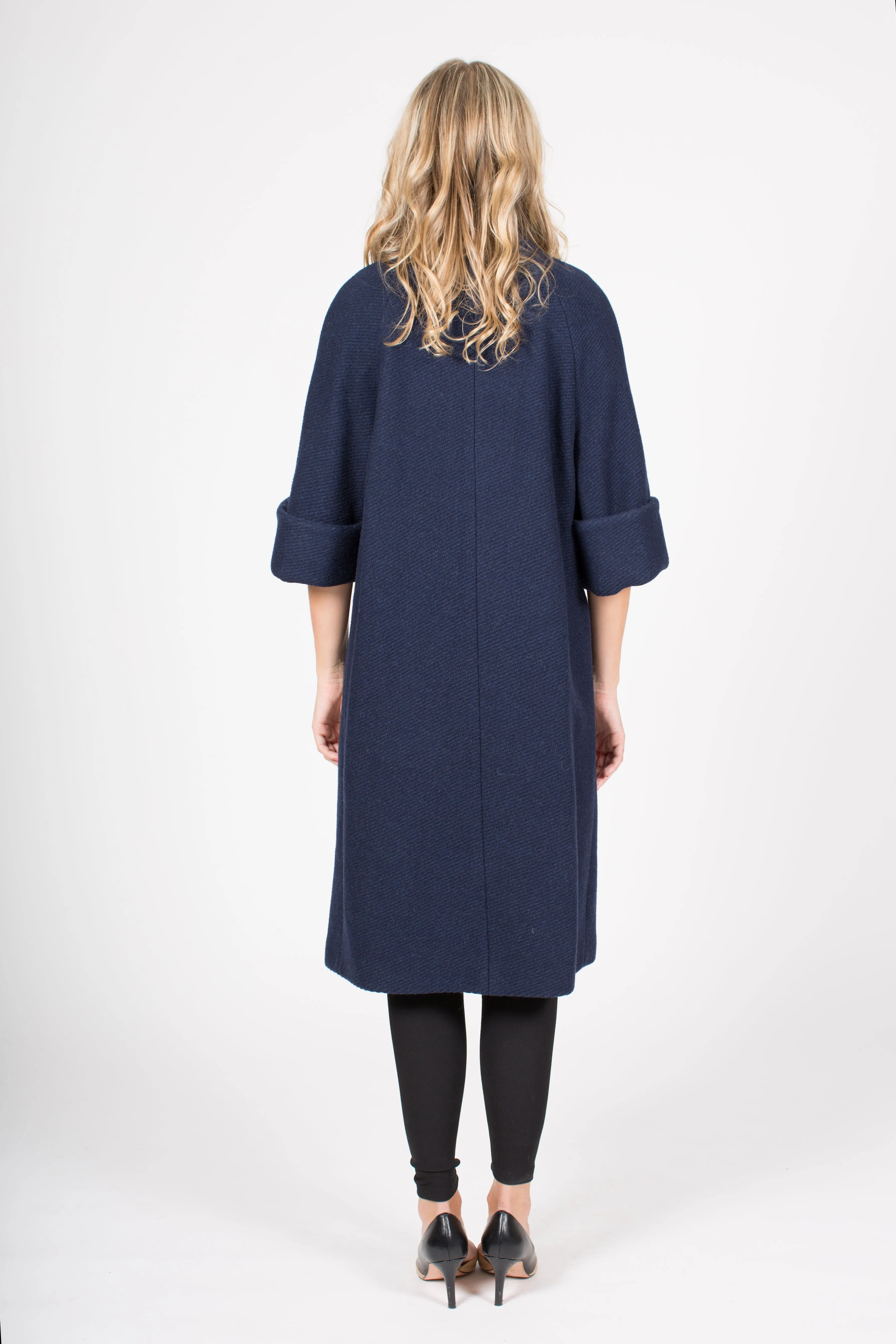 Wool Blend Coat with Belt