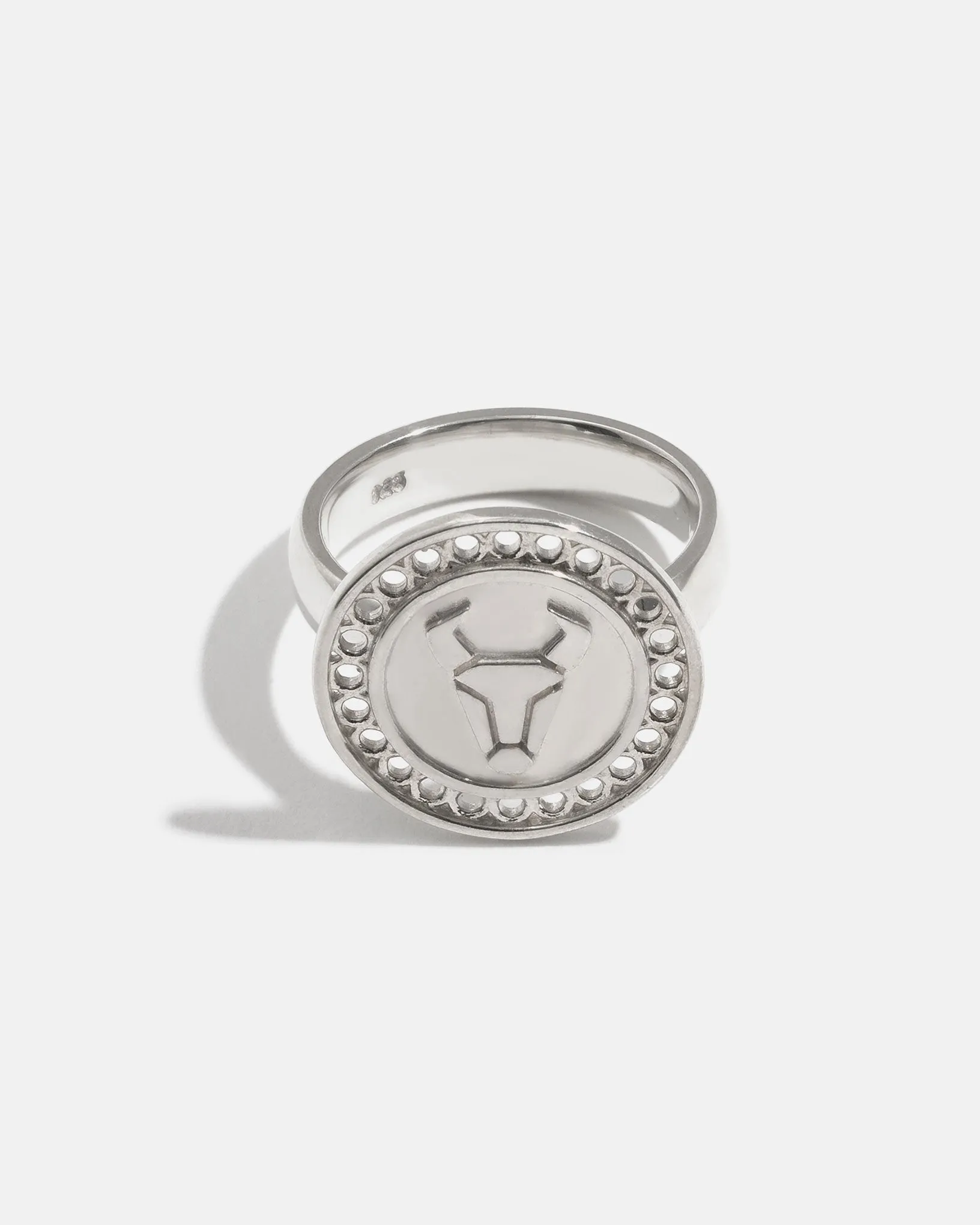 Zodiac Taurus Ring in Silver